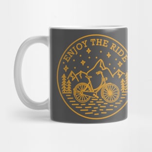 Enjoy the ride hand-drawn Mug